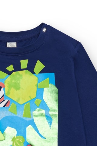 T-shirt Color The Sea - Bleu