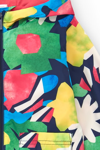 Regenjas met Capuchon Color The Sea - Blauw
