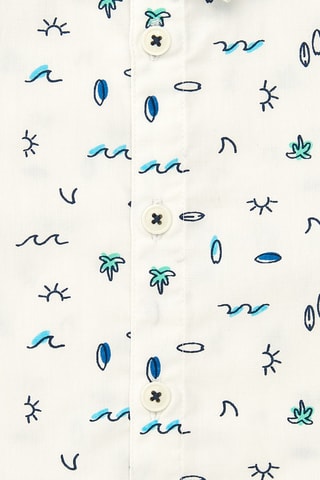 Chemise Color The Sea - Blanc