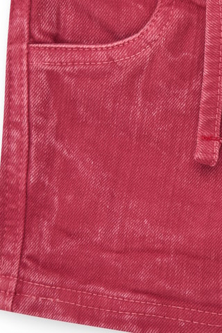 Short en jean Beach Squad - Rouge