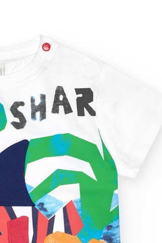 T-shirt Color The Sea - Blanc