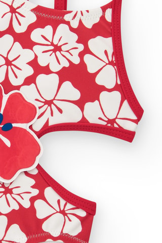 Maillot 1 pièce Beach Squad - Rouge