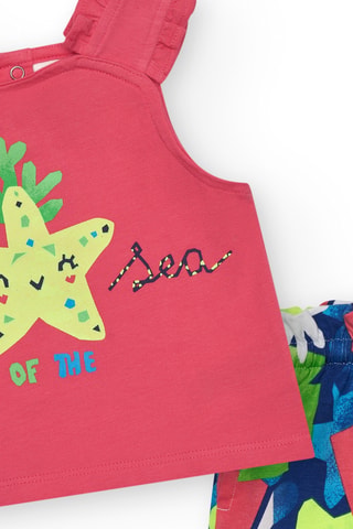 Hemd en Short Color The Sea - Roze