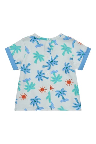 T-shirt et short Tropical Summer - Bleu