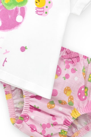 T-shirt et bloomer Berry Sweet - Violet