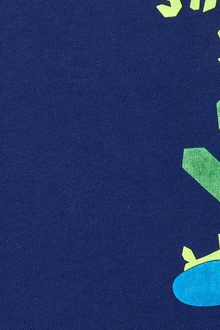 T-shirt Color The Sea - Blauw