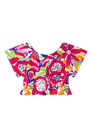 T-shirt Acid Bloom - Roze