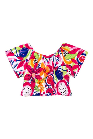 T-shirt Acid Bloom - Roze