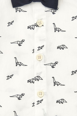 Chemise Geometric - Blanc