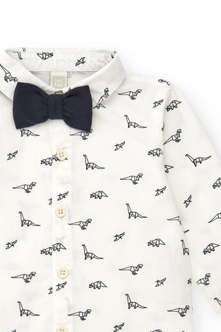 Chemise Geometric - Blanc