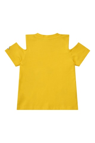 T-shirt Hey buddies - Jaune