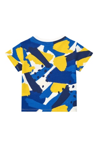 T-shirt Hey buddies - Bleu