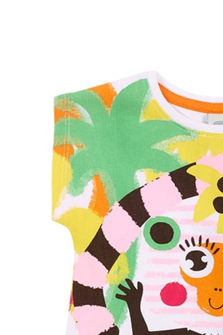 T-shirt - Blanc et vert