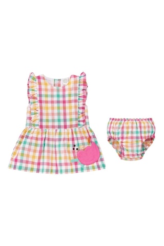 Robe et bloomer Animal Life - Rose