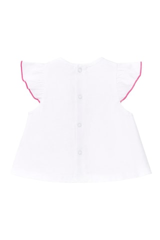 T-shirt et bloomer - Blanc et rose