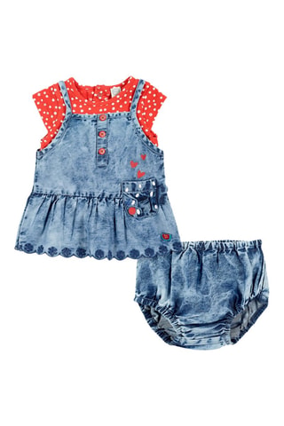Robe trompe - Bleu