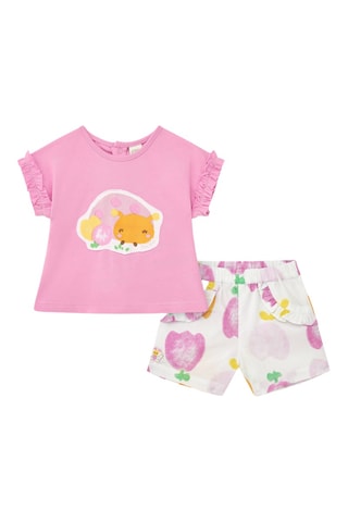 T-shirt et short Berry Sweet - Violet