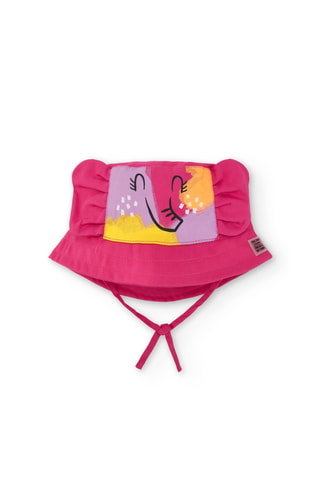 Bobhoedje Say Cheese - Roze