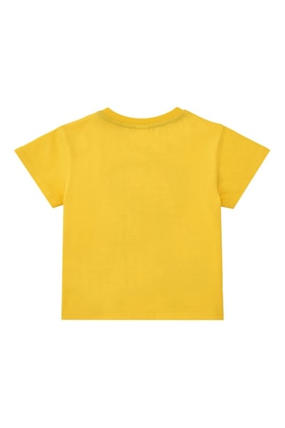 T-shirt Hey buddies - Geel