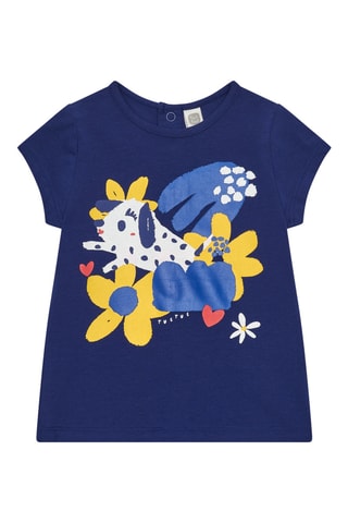 T-shirt Hey buddies - Bleu