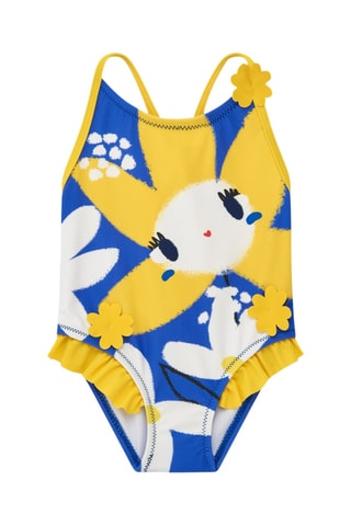 Maillot 1 pièce Hey buddies - Jaune