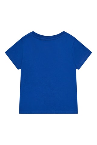 T-shirt Hey buddies - Bleu
