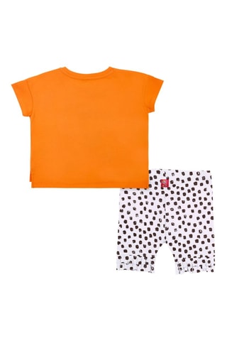 T-shirt et legging - Orange