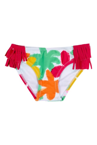 Bas de maillot Banana Records - Blanc, rouge et orange