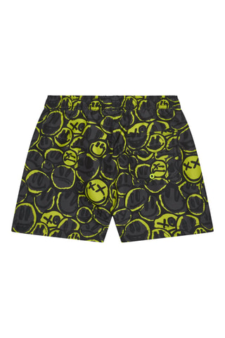 Short de bain My future my rules - Noir
