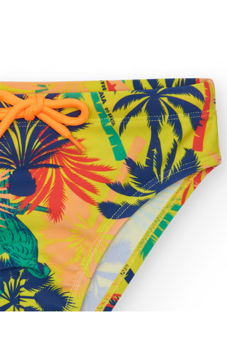 Slip de bain Bar de Praia - Orange