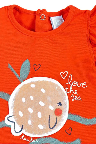 T-shirt en Bikinibroekje Fruiti - Rood