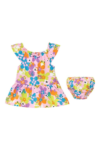 Robe et culotte Water lilies - Rose