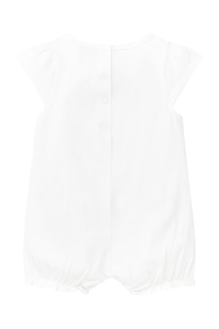 Barboteuse Animal Life - Blanc et rose