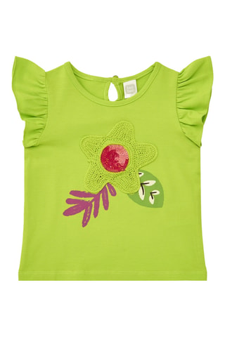 T-shirt Vacay Feelings - Geel