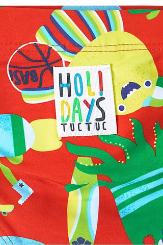 Slip de bain Holidays - Rouge