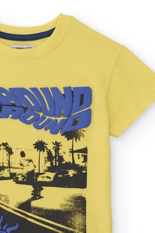 T-shirt Keep on rolling - Rouge