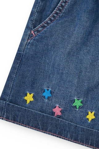 Spijkershort Color The Sea - Blauw