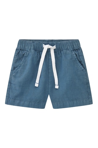 Short en lin Beach Squad - Bleu