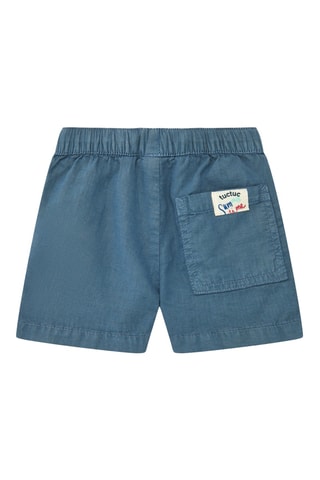 Short en lin Beach Squad - Bleu