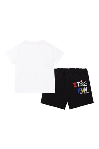 T-shirt et short - Blanc et noir