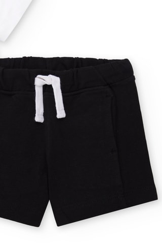 T-shirt et short - Blanc et noir