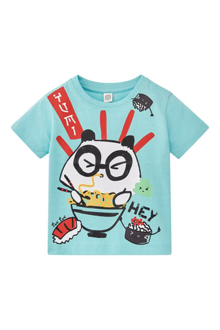 T-shirt Hey Sushi - Groen