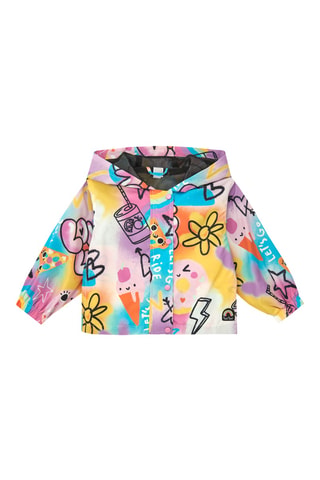 Windjack met Capuchon First have fun - Roze