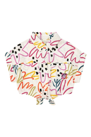 Blouse Say Cheese - Wit