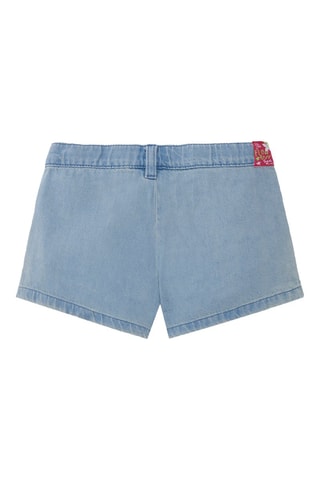 Spijkershort Acid Bloom - Blauw