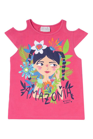 T-shirt Amazonia - Roze