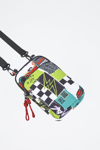 Sac bandoulière Race car - Noir