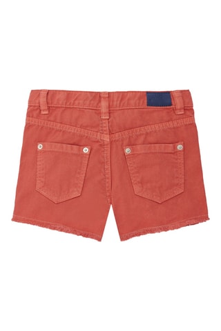 Short en jean Rockin the jungle - Rouge