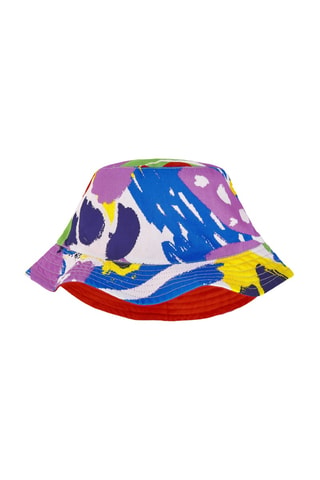 Dubbelzijdig Bobhoedje Rockin the Jungle - Blauw