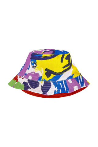 Dubbelzijdig Bobhoedje Rockin the Jungle - Blauw